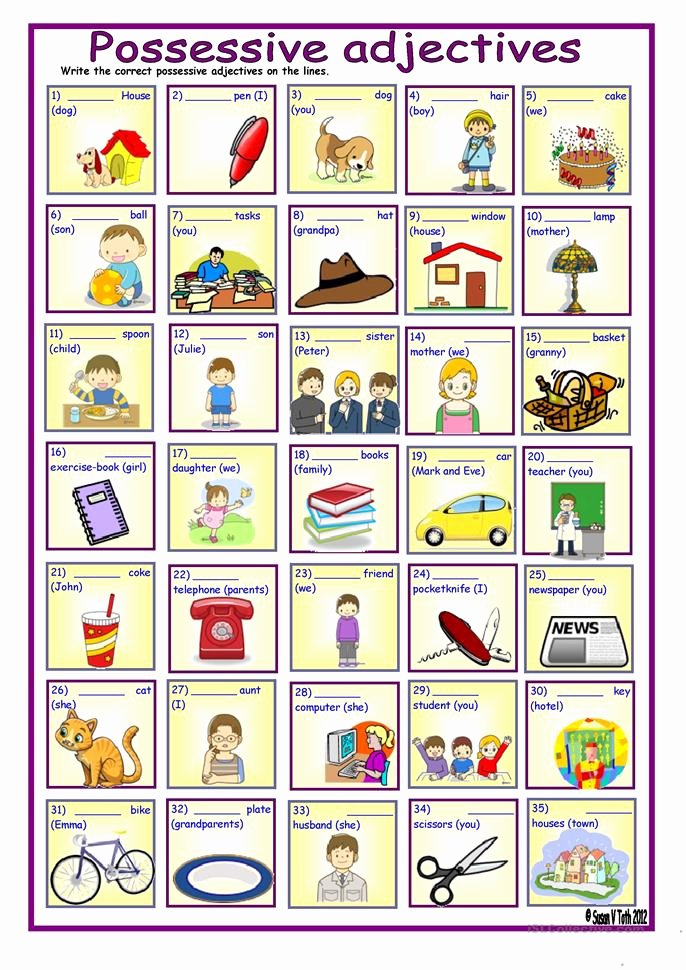 50-possessive-adjective-spanish-worksheet