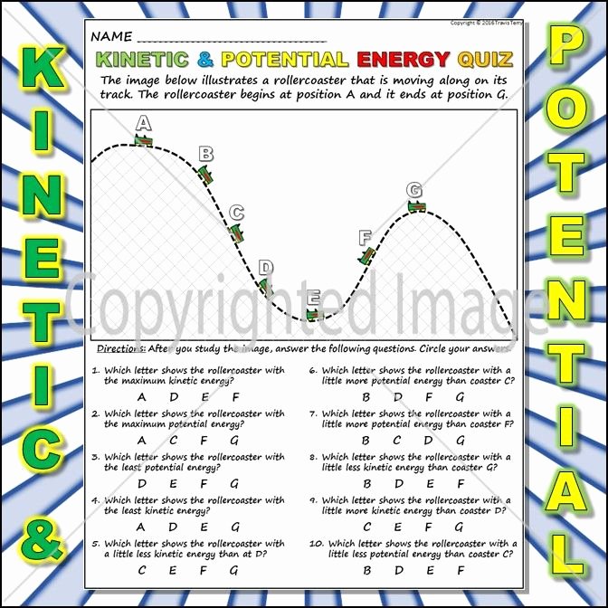 Potential Versus Kinetic Energy Worksheet Awesome Worksheet Kinetic Vs Potential Energy 2