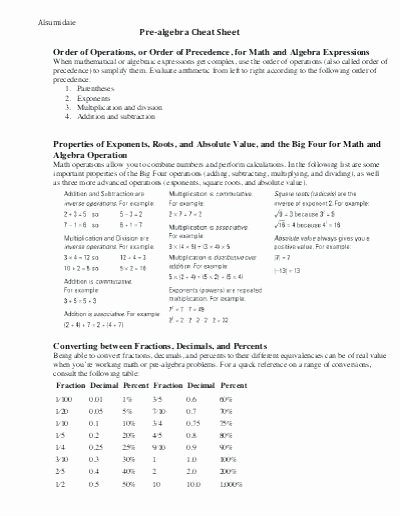 Pre Algebra Review Worksheet Lovely Pre Algebra Review Worksheets