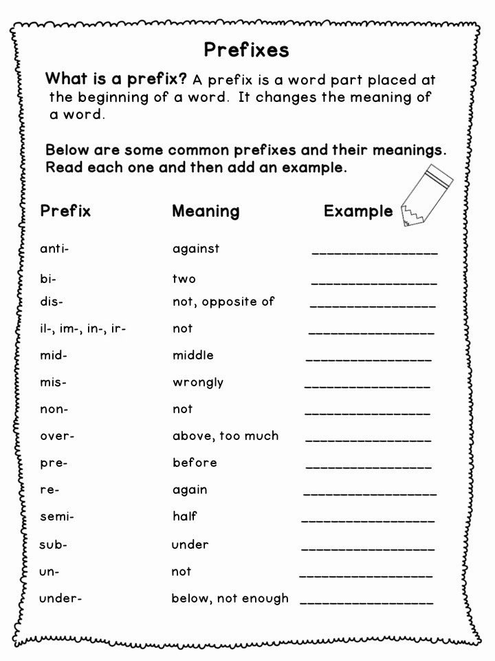 Prefixes Worksheet 2nd Grade Beautiful the Best Of Teacher Entrepreneurs Language Arts