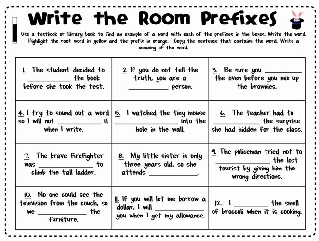 Prefixes Worksheet 2nd Grade Inspirational Freebie Magical Prefixes Write the Room Teach Junkie