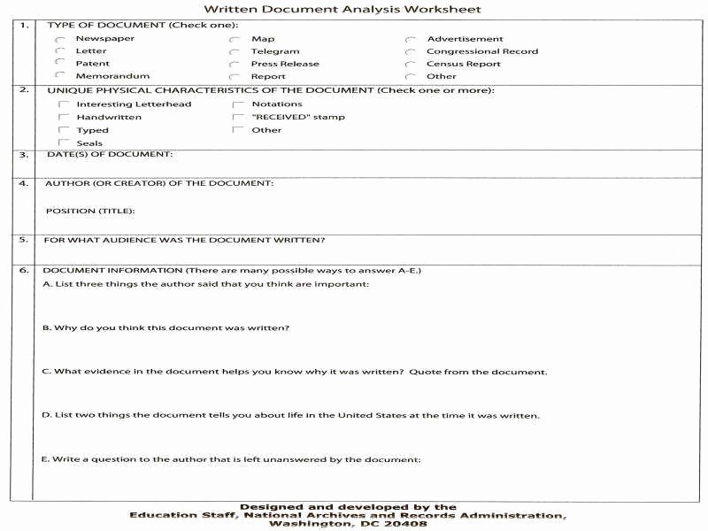 50 Primary And Secondary Sources Worksheet