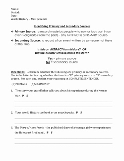 Primary and Secondary sources Worksheet Unique Explore Your Inner Animals Worksheet