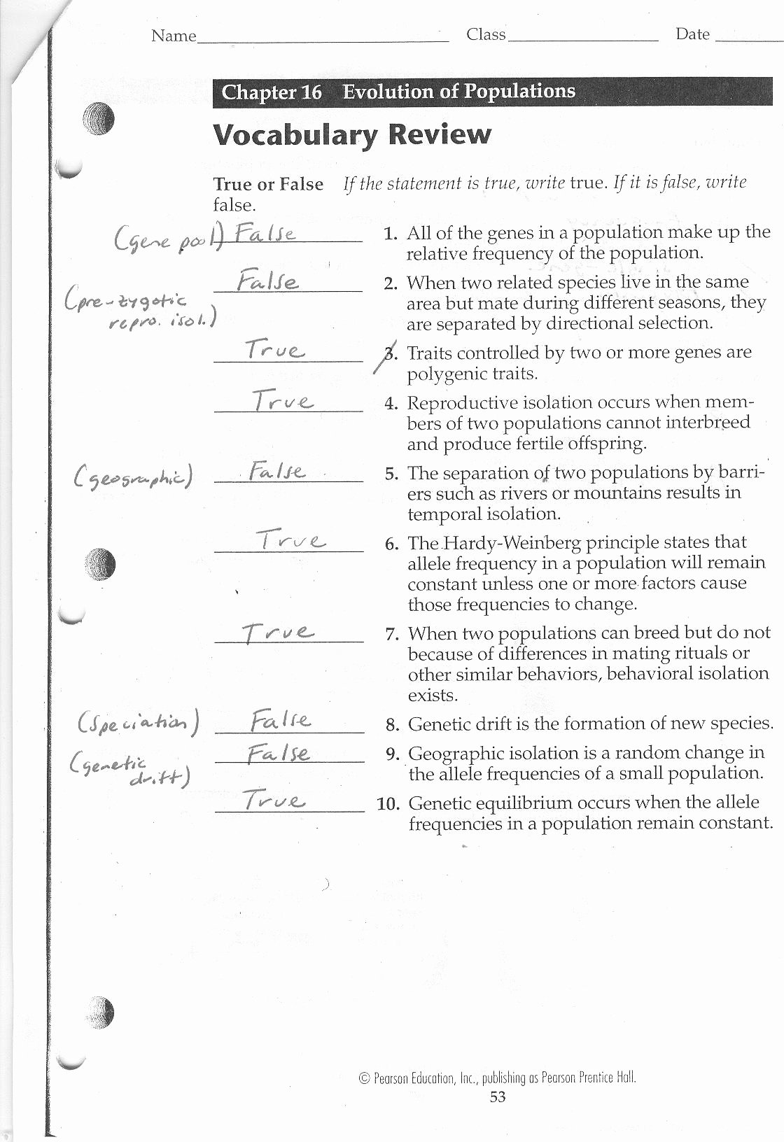 Principles Of Ecology Worksheet Answers Elegant Straubel Biology 2010 2011