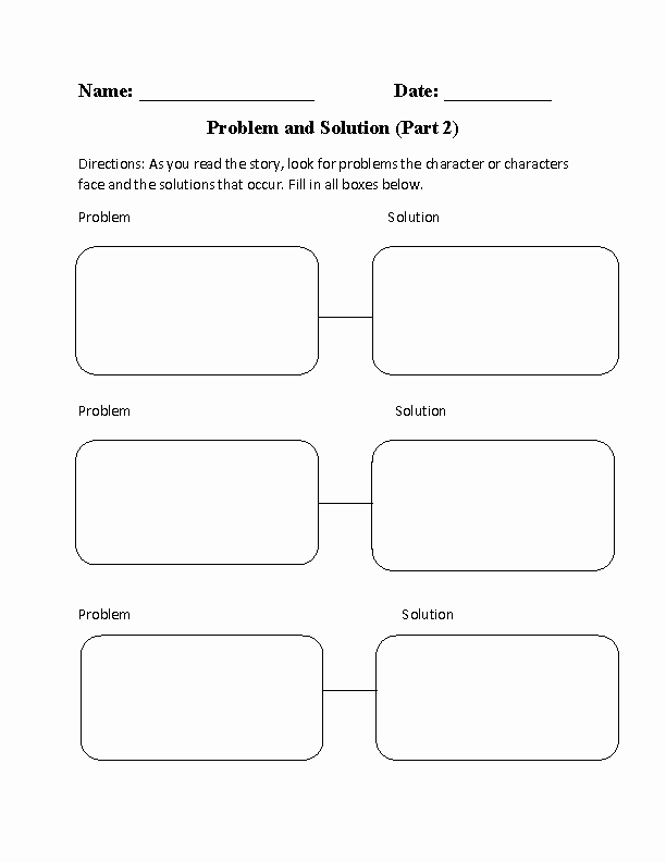 Problem and solution Worksheet Fresh 13 Best Of Problem and solution Worksheets 3rd