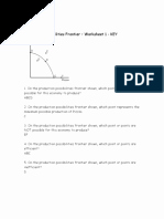 Production Possibilities Curve Worksheet Answers Fresh Production Possibilities Frontier – Worksheet