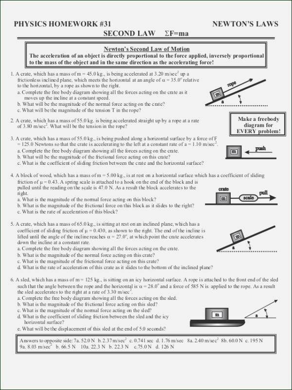 Projectile Motion Worksheet Answers New Projectile Motion Worksheet Answers
