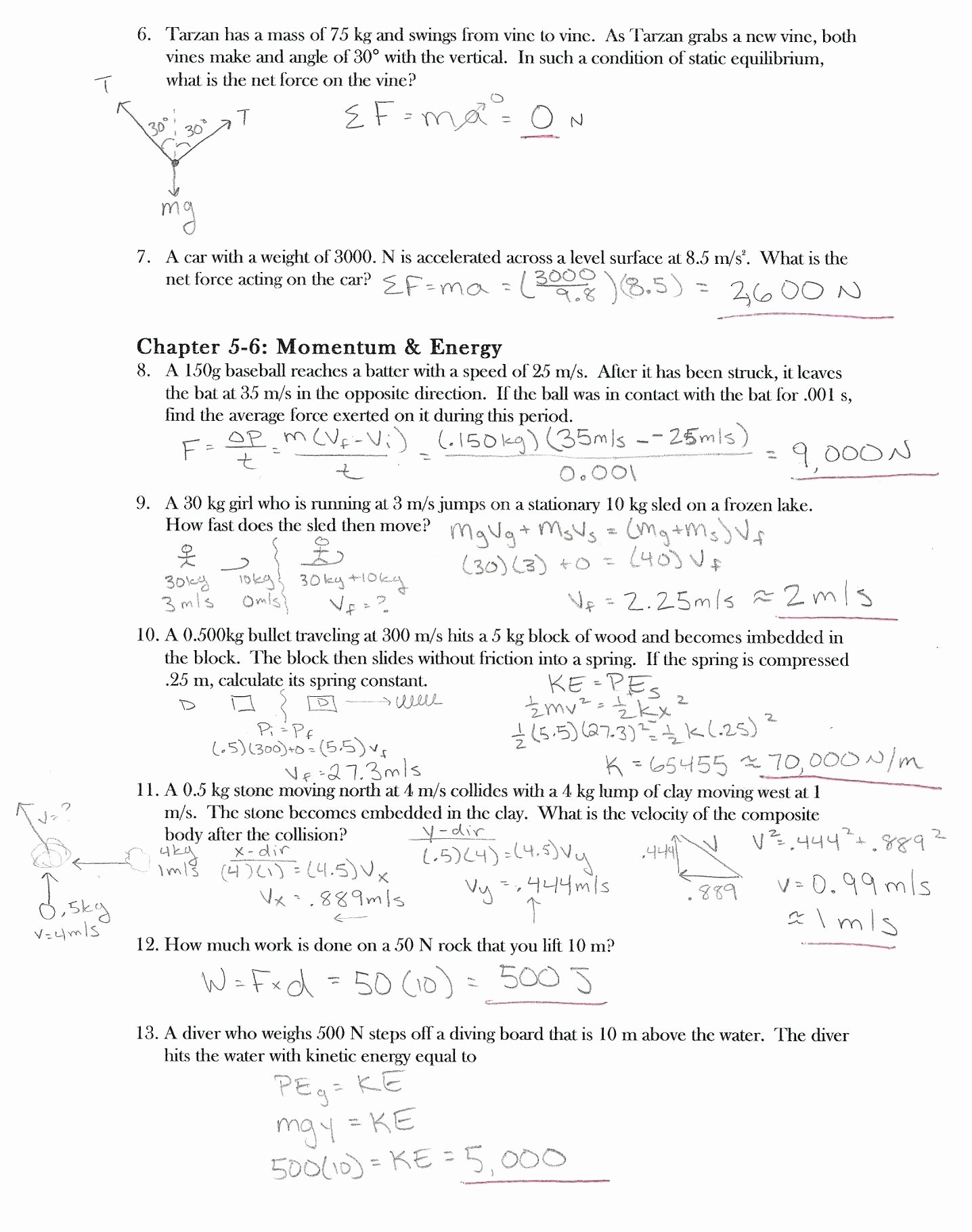 Projectile Motion Worksheet with Answers Fresh Motion Problems Worksheet — Canyon Physics