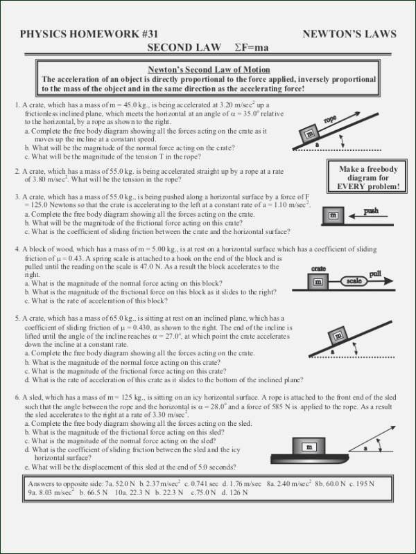 projectile motion worksheet answers