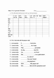 Pronoun Verb Agreement Worksheet Unique Noun Pronoun Agreement Worksheets