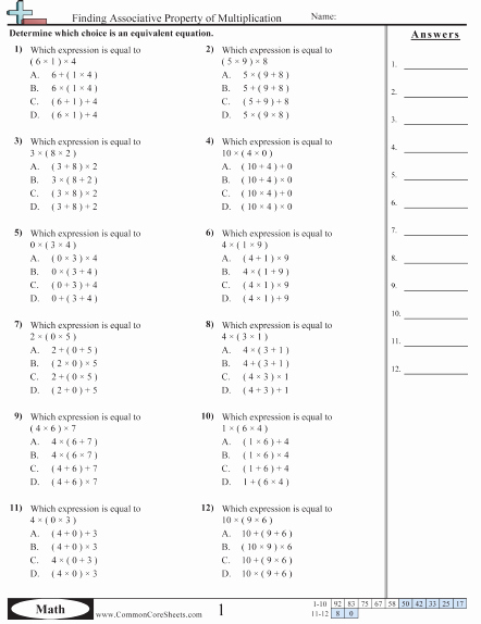 Properties Of Equality Worksheet Awesome Properties Worksheets