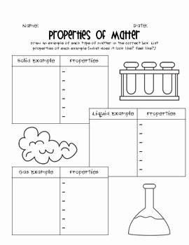 Properties Of Matter Worksheet Answers Best Of Properties Of Matter Worksheet Answers Driverlayer