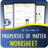 Properties Of Matter Worksheet Pdf Best Of Science Master Teaching Resources