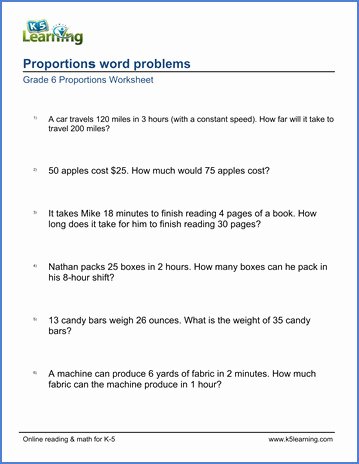 Proportion Word Problems Worksheet Beautiful Proportion Word Problems Worksheet