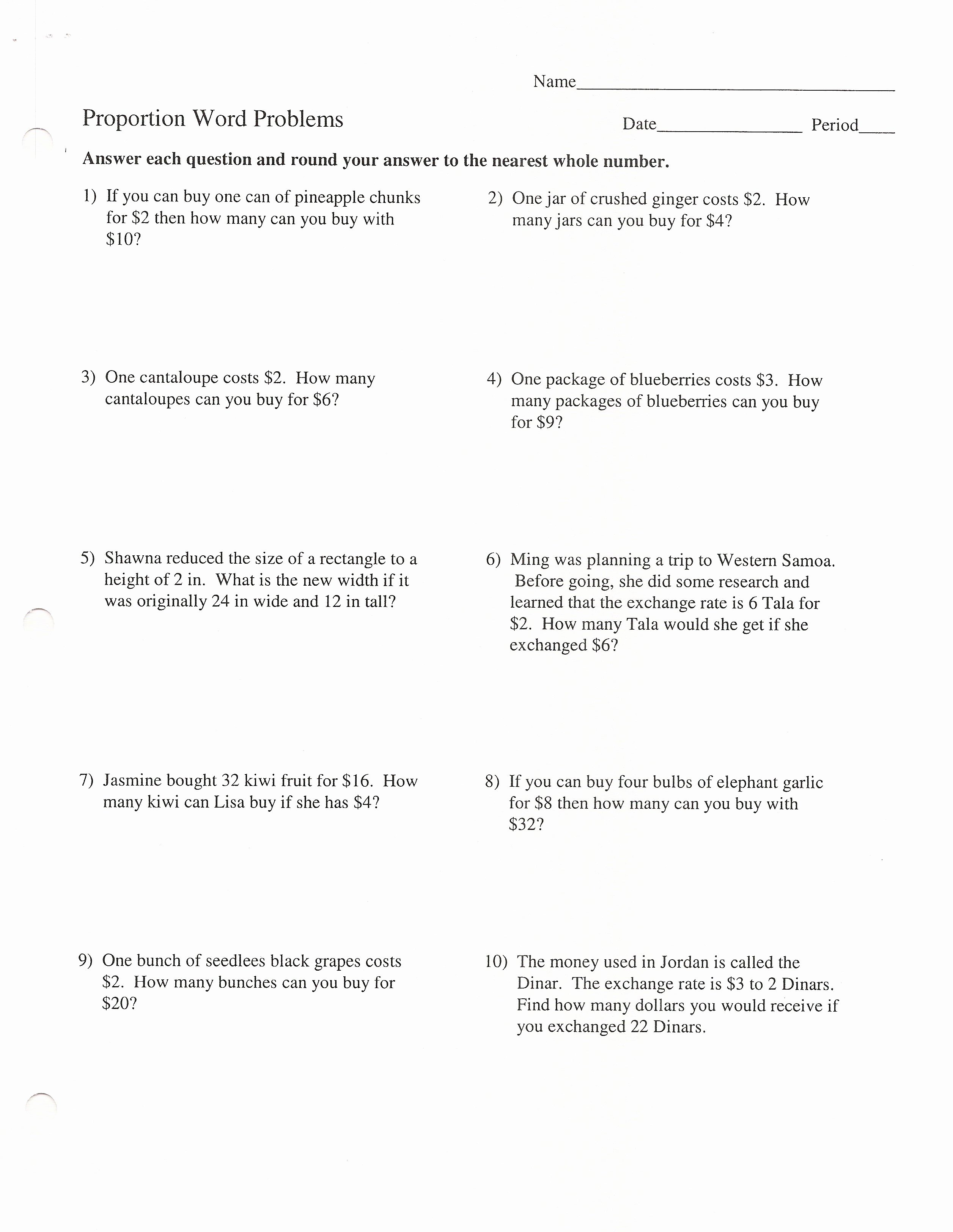 Proportions and Similar Figures Worksheet Fresh assignments 8th Grade Honors Third Quarter