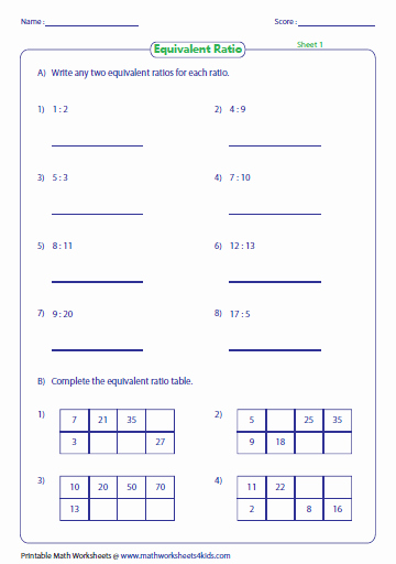 Proportions Worksheet 6th Grade Best Of Ratio Worksheets