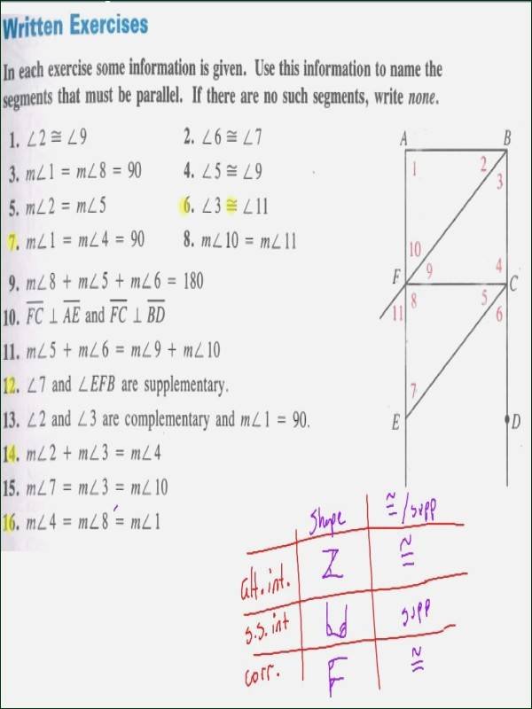 Proving Lines Parallel Worksheet Answers Best Of Classification Quadrilateral