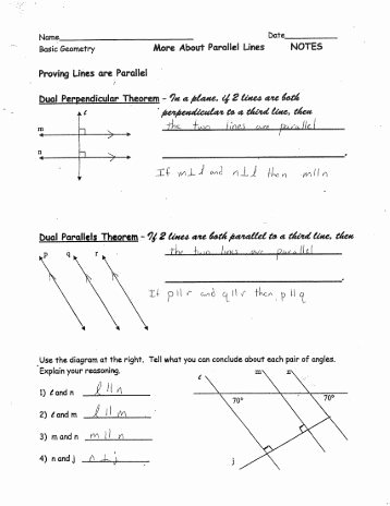 Proving Lines Parallel Worksheet Answers Fresh Proving Lines Parallel Worksheet C