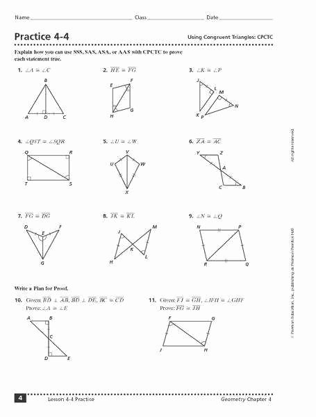 Proving Triangles Similar Worksheet Best Of Congruent Triangles Worksheet