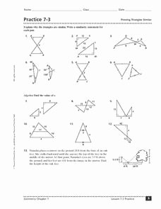 Proving Triangles Similar Worksheet Lovely Proving Triangles Similar 10th Grade Worksheet