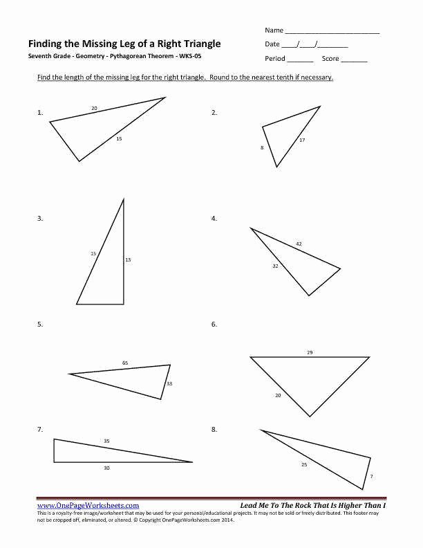 Pythagoras theorem Worksheet Pdf New Pythagorean theorem Worksheet Pdf