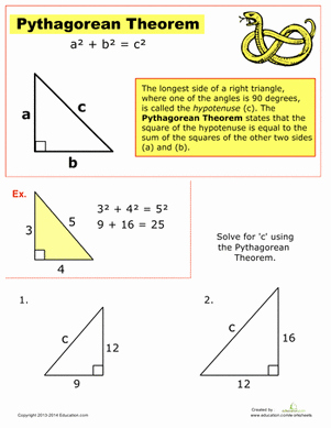 Pythagorean theorem Practice Worksheet Awesome What is the Pythagorean theorem Worksheet