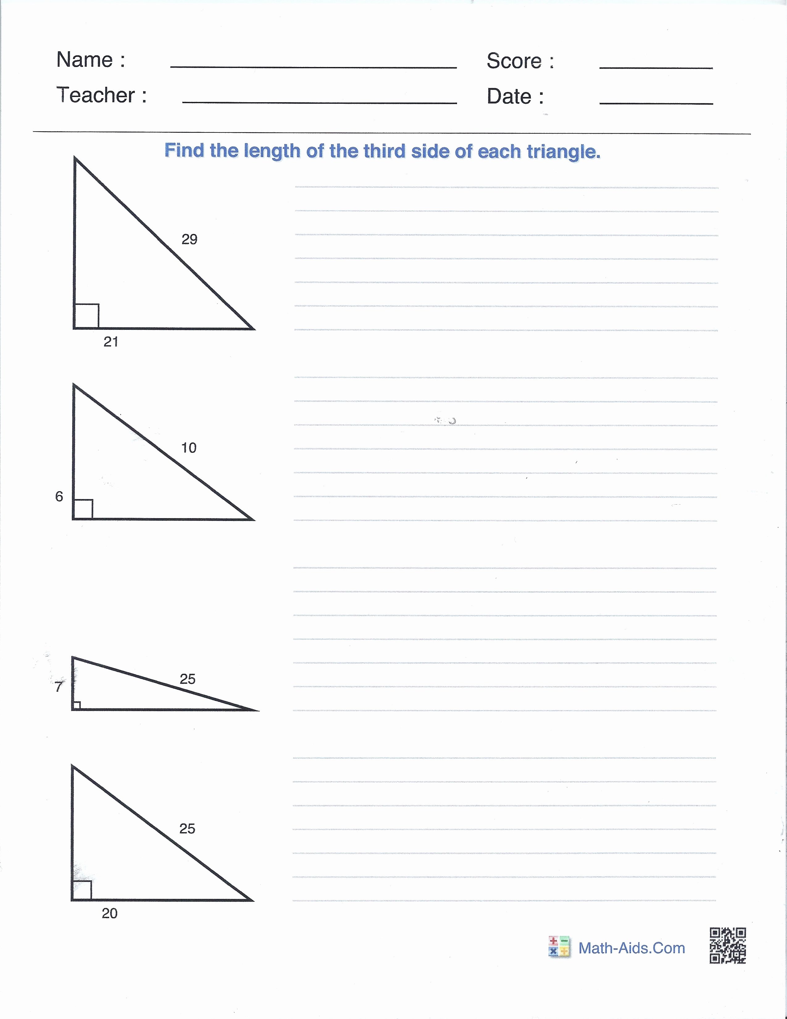 Pythagorean theorem Practice Worksheet Fresh Right Angles and the Pythagorean theorem