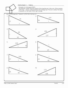 Pythagorean theorem Worksheet 8th Grade Elegant Pythagorean theorem Worksheet Customizable and Printable