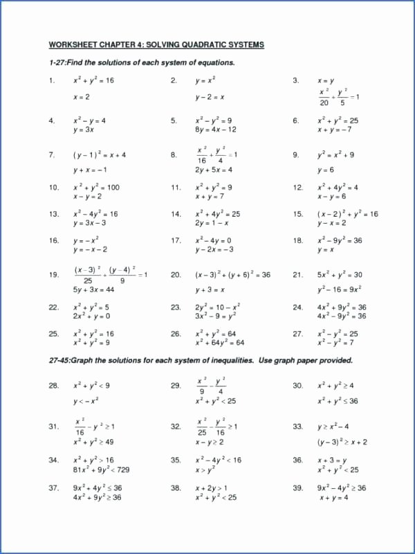 Quadratic Equation Worksheet with Answers Inspirational Factoring Quadratics Worksheet Answers