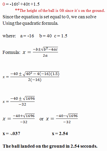 Quadratic formula Worksheet with Answers Elegant Word Problems Involving Quadratic Equations