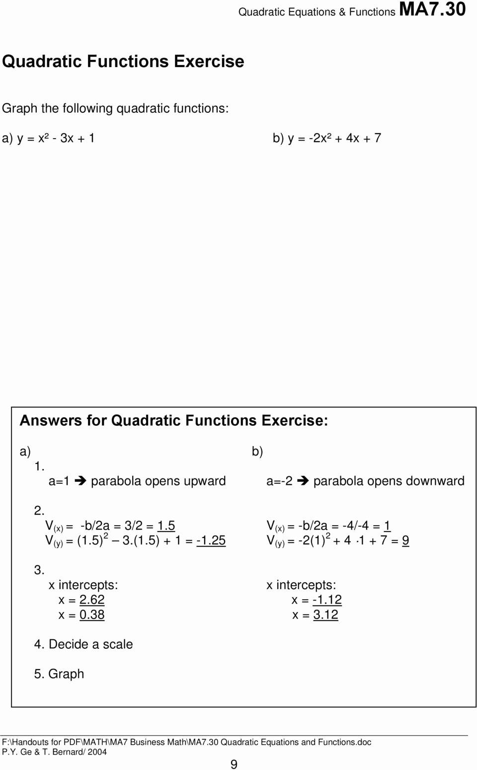 Quadratic Word Problems Worksheet New Worksheet Quadratic Equations Word Problems Worksheet