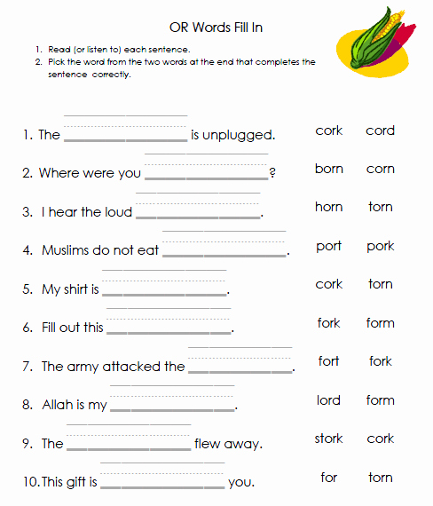 R Controlled Vowels Worksheet Awesome Tj Homeschooling