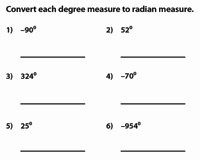 Radians to Degrees Worksheet Beautiful Degrees and Radians Worksheets