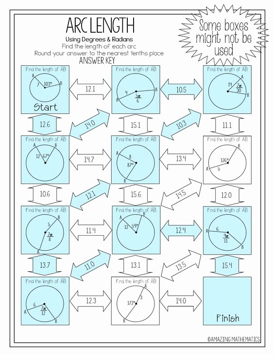 Radians To Degrees Worksheet