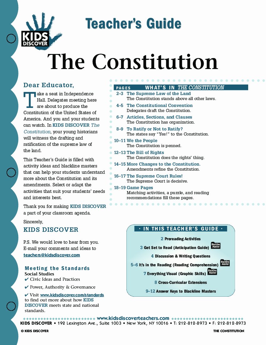 50 Ratifying The Constitution Worksheet Answers