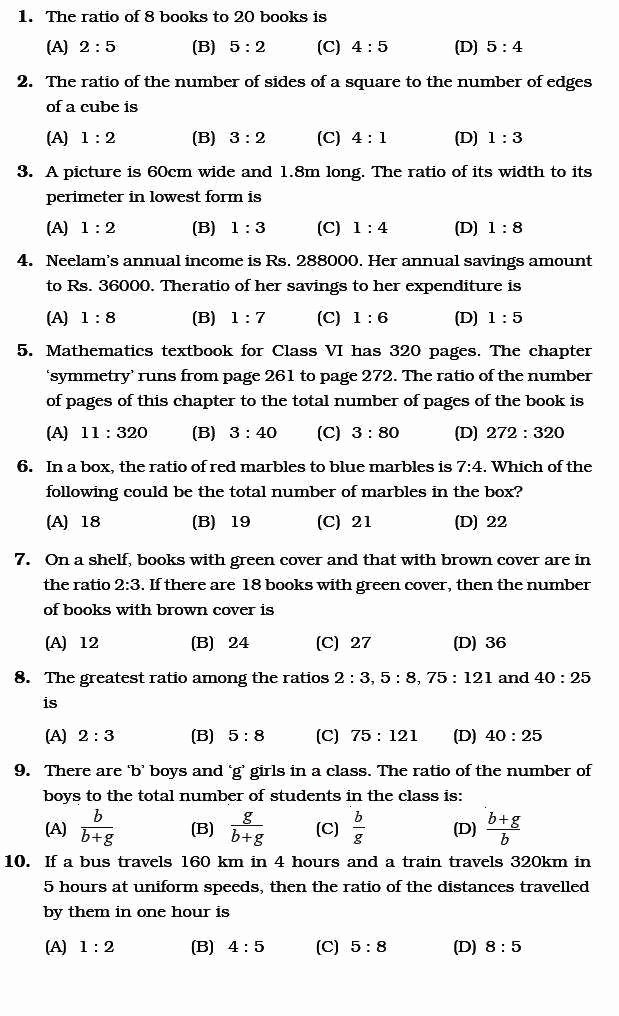 Ratio and Proportion Worksheet New Ratio and Proportion Worksheets