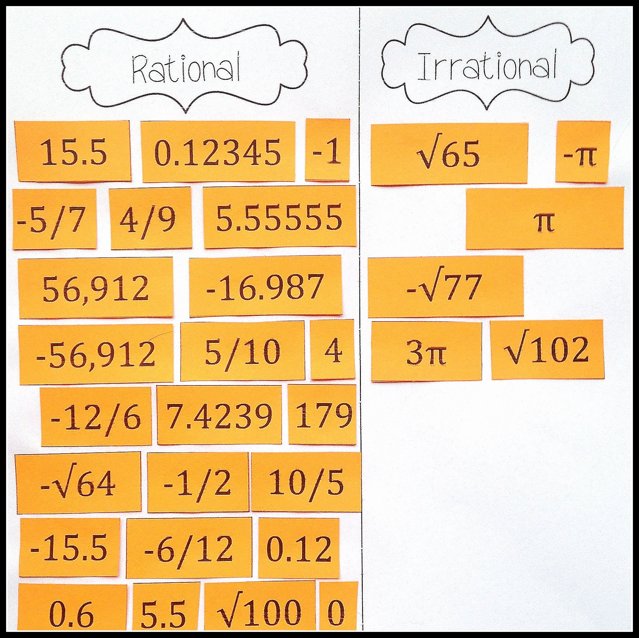 Rational and Irrational Numbers Worksheet Best Of Pin On 8th Grade Math Worksheets Activities Ideas and