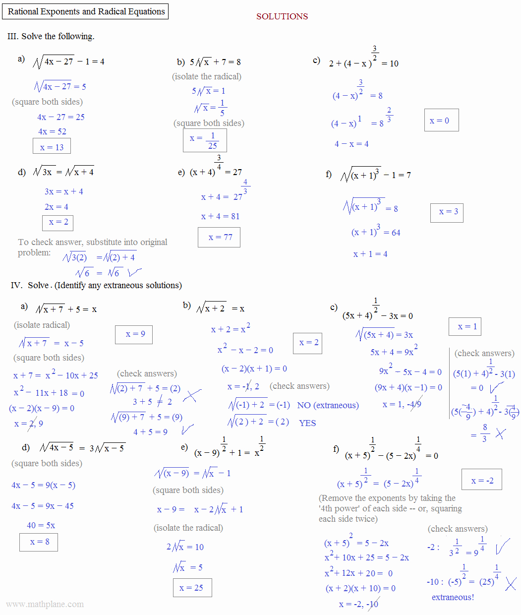 Rational Exponents and Radicals Worksheet New Exponent Rules Worksheet 2 Answer Key 1000 Ideas About