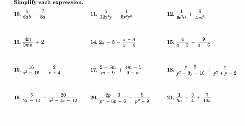 Rational Expressions Worksheet Answers Beautiful 15 Best Of Simplifying Rational Exponents