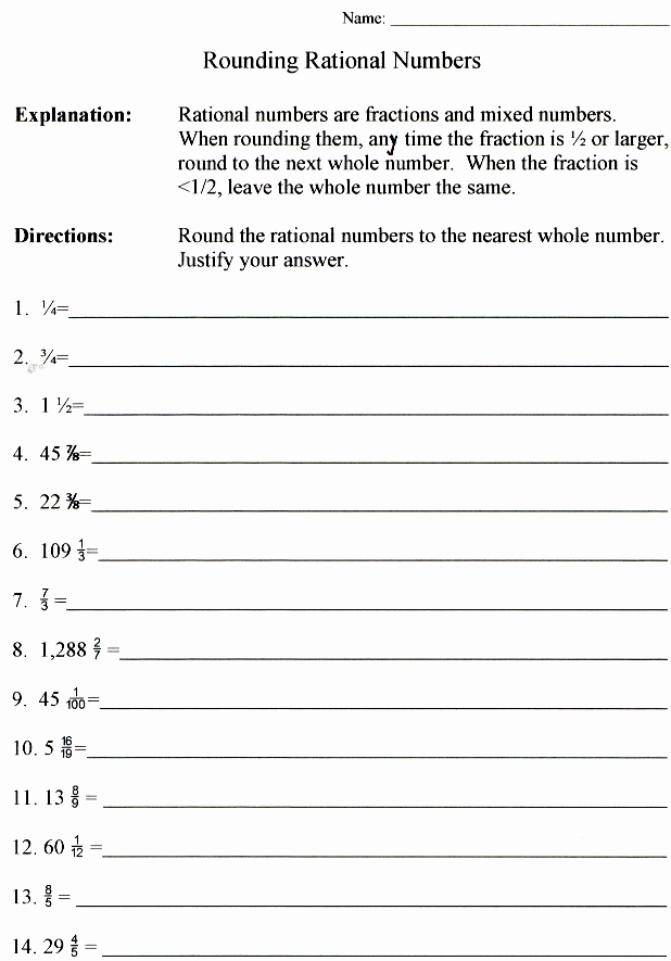 Rational Irrational Numbers Worksheet Elegant Algebra Problems and Worksheets
