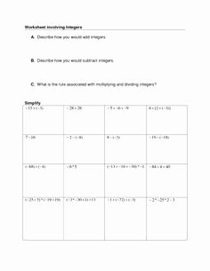 Rational Irrational Numbers Worksheet Unique Multiplying and Dividing Rational Numbers Worksheets