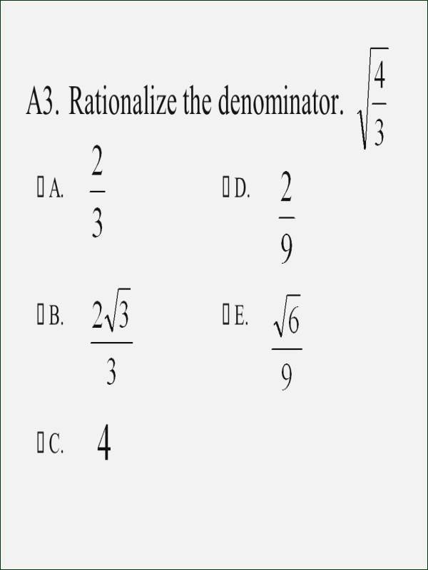 Rationalizing the Denominator Worksheet Best Of Rationalizing the Denominator Worksheet