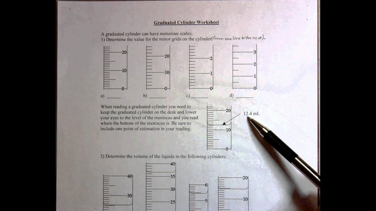 Reading A Graduated Cylinder Worksheet Awesome Graduated Cylinder Worksheet