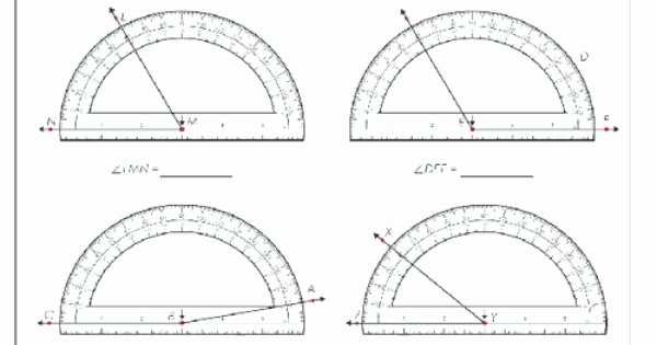 Reading A Protractor Worksheet Inspirational Using A Protractor 2