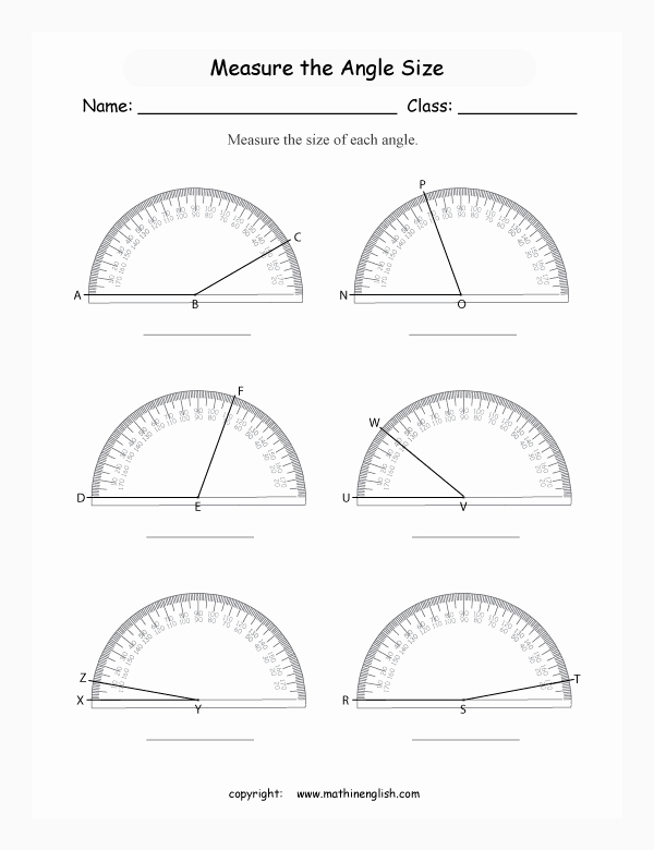 Reading A Protractor Worksheet Unique Reading A Protractor Worksheet the Best Worksheets Image