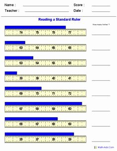 Reading A Ruler Worksheet Pdf Beautiful Reading A Tape Measure Worksheets…click On &quot;create It&quot; to