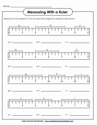 Reading A Ruler Worksheet Pdf Fresh Measurement Worksheets Yards Feet Inches