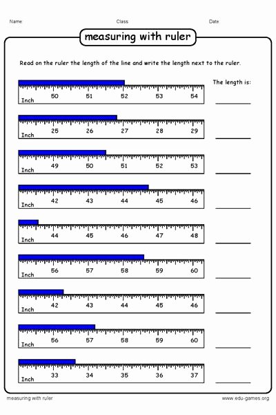 Reading A Tape Measure Worksheet New the Page Creates A Worksheet for Measuring with A Ruler