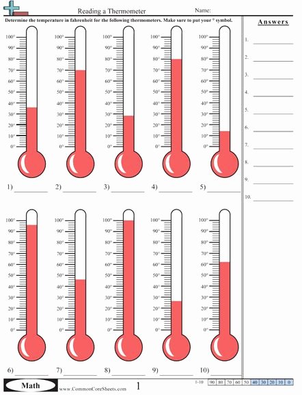 Reading A thermometer Worksheet Awesome Free Reading Temperatures Practice Printable Homeschool