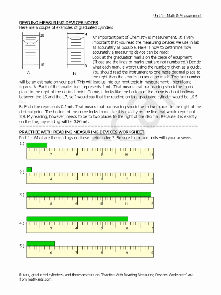 Reading Graduated Cylinders Worksheet Elegant Graduated Cylinder Measuring Liquid Volume Worksheet
